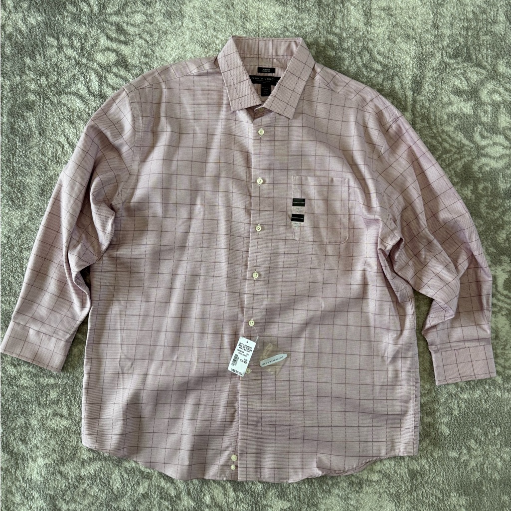 Pronto Uomo Mens Dress Shirt Size 17 12 3233 Brand New